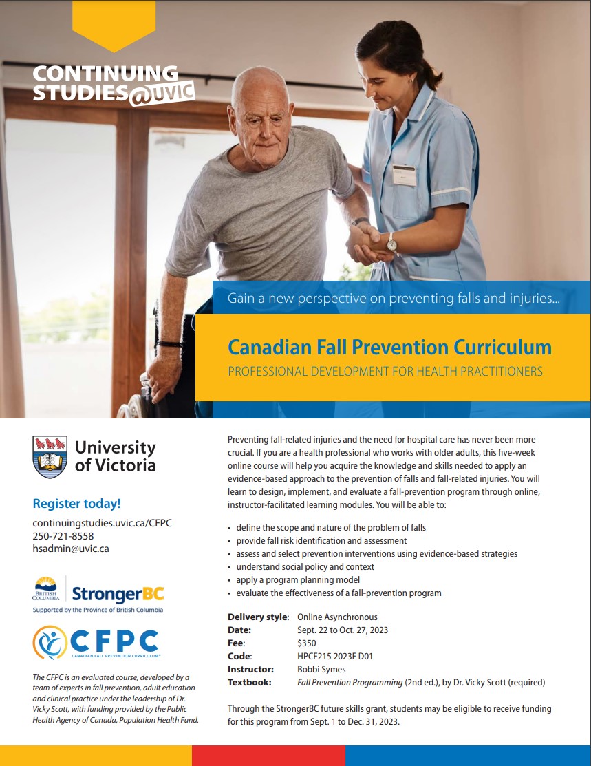 Course] Canadian Fall Prevention Curriculum - Healthy Aging CORE