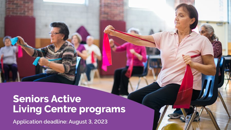 Ontario] Seniors Active Living Centres: Call for proposals - Healthy Aging  CORE National