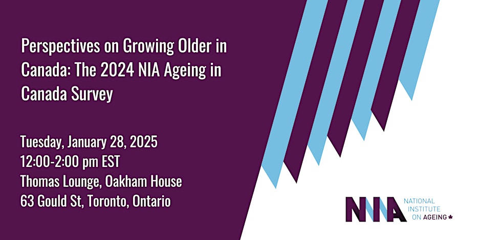 [Webinar] 2024 NIA Ageing in Canada Survey Launch - Healthy Aging CORE ...