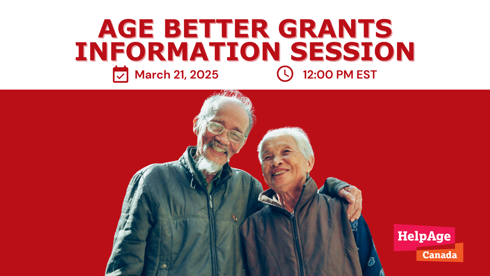 Webinar Age Better Grants Information Session Healthy Aging CORE